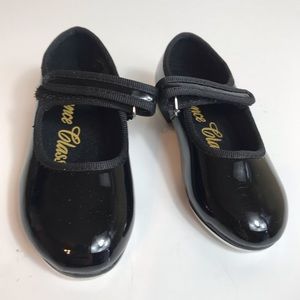 Dance class tap shoes Mary Janes Worn Once